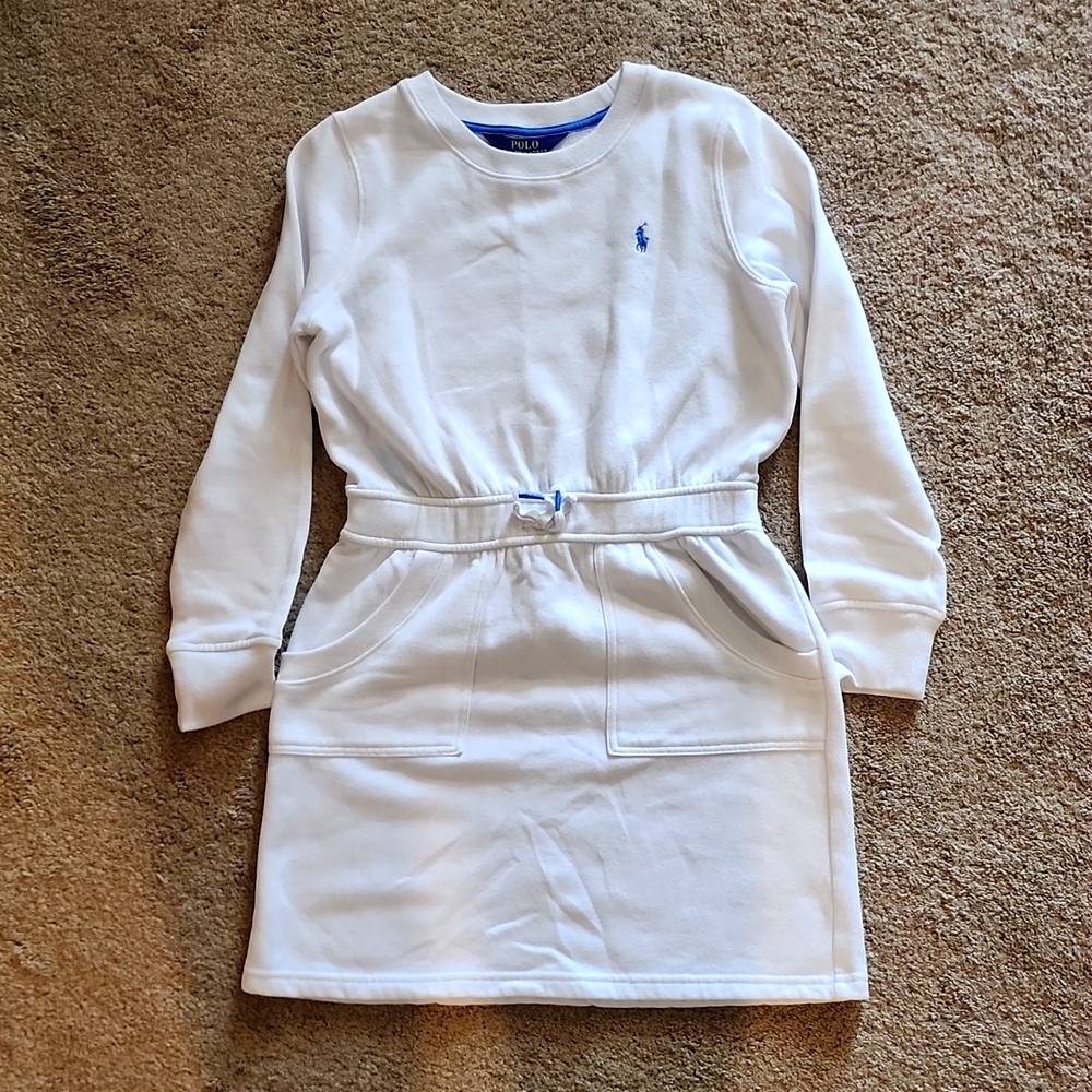 Girls Dress Polo Medium 8/10 New